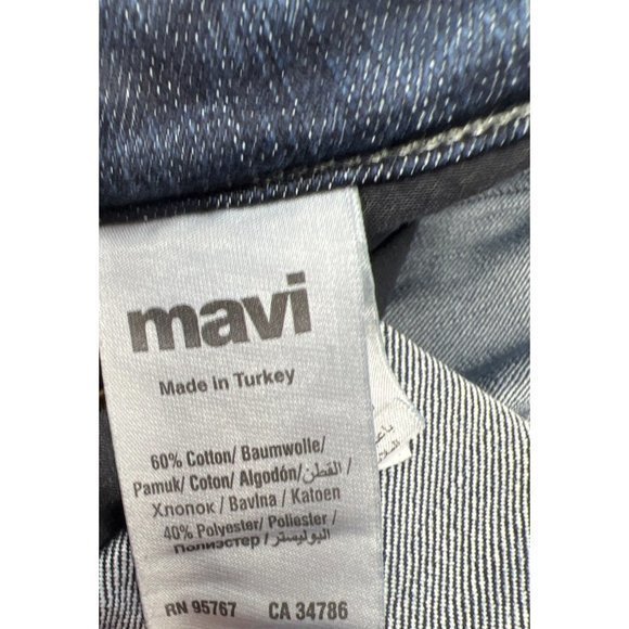 Men's Mavi Matt Relaxed Straight Brand Blue Jeans Size 40x26 - Picture 6 of 6